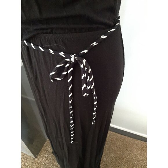 Kut from the Kloth Black open shoulder Short sleeve elastic Waist long dress S - Picture 5 of 10